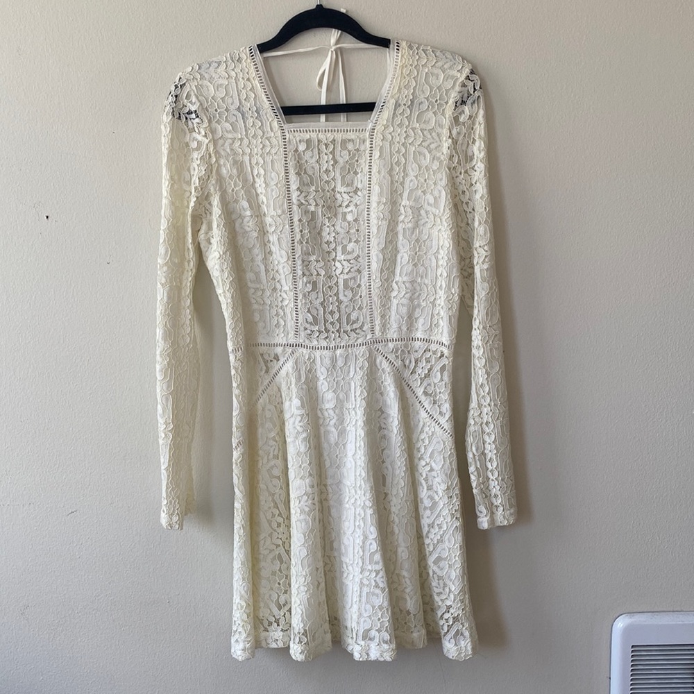 Tobi white lace dress